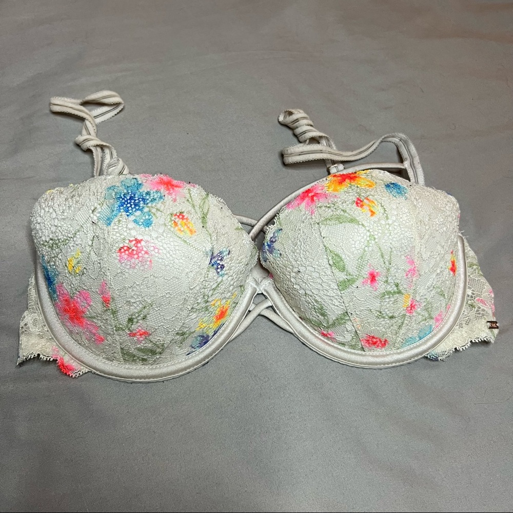 PINK lace bra